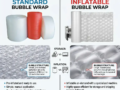 Comparison of Inflatable Bubble Wrap vs. Standard Bubble Wrap