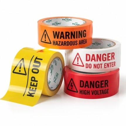 Hazard Warning Printed Tape