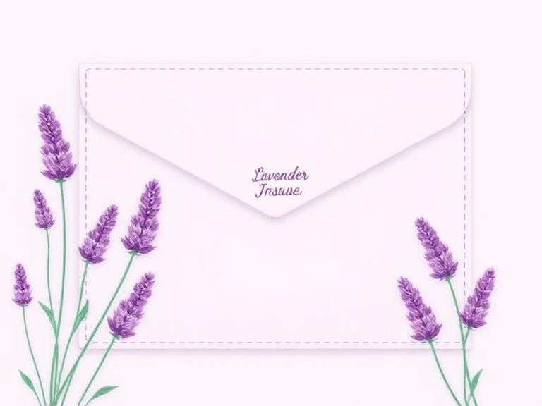 Gusseted (Expansion) Lavender Mailers