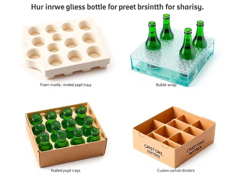4 Commercial Options for Protecting Glass Bottles During Shipping