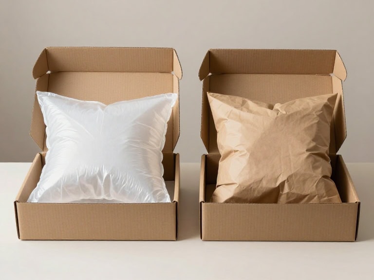 Air Pillow Film vs Paper Cushioning for E-Commerce Packaging